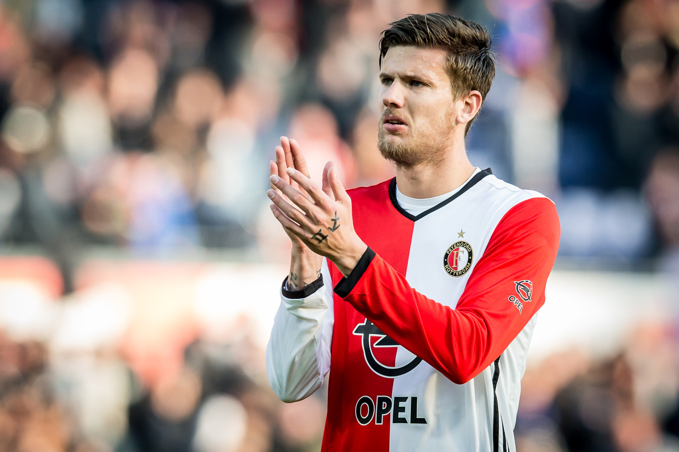 Michiel Kramer is niet langer een speler van Feyenoord Foto AD.nl