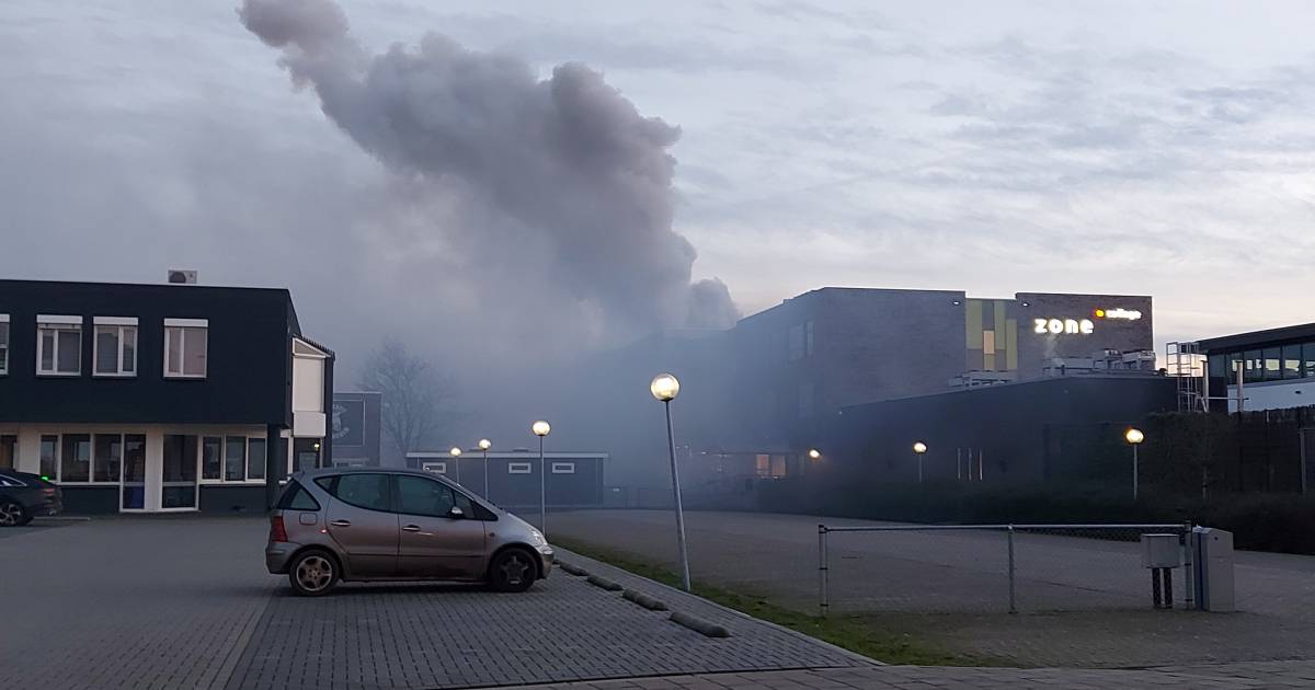 Grote brand in Zone College in Doetinchem.