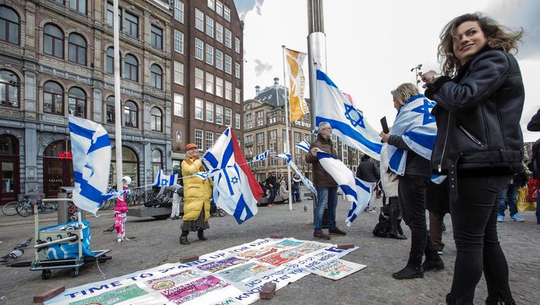 Conflict Israël-Palestina leeft voort op de Dam | Het Parool