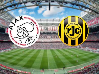 LIVE: Ajax met Zeefuik en Wöber als backs tegen Roda JC