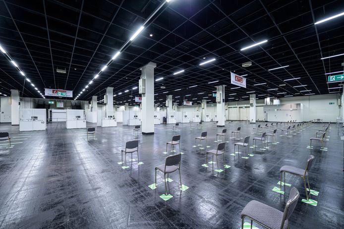 In Duitsland zijn complete coronavirus-vaccinatiecentra gereed.