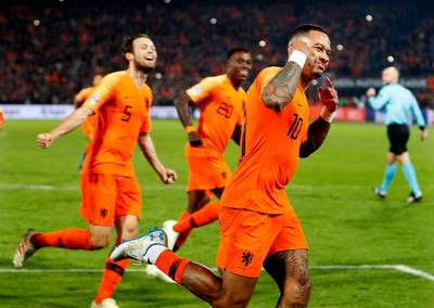 Memphis geniet van geweldige teamprestatie Oranje