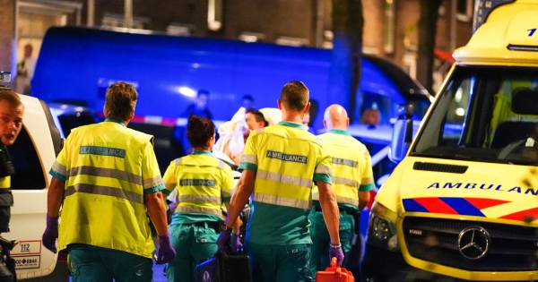 Bij een steekpartij in Charlois is een man in zijn nek gestoken .