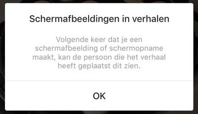 Stiekem screenshots van Instagram Stories maken is voorbij