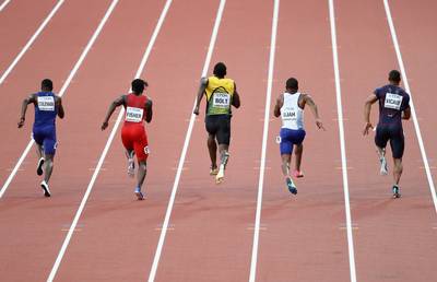 Bolt moet de zege in halve finale laten aan Coleman