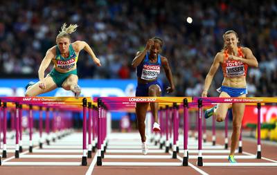 'Tevreden' Visser zevende in finale 100 meter horden