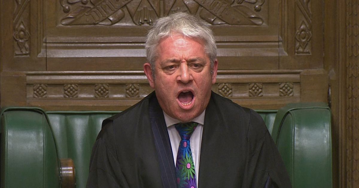 Order! Dit is de schreeuwende voorzitter van het Britse Lagerhuis Het