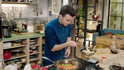 37. Steak Sambal met noedels