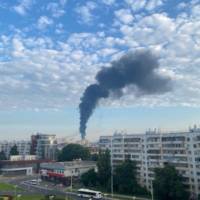 Brand in industrieel complex in Russische Belgorod na Oekraïense aanval