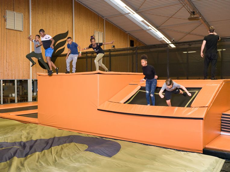 Kinderfeestje trampolinespringen in Almere De Volkskrant