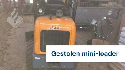 Graafmachine gestolen bij inbraak in Velp
