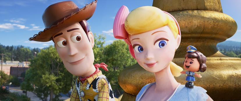 Woody en Bo Peep in Toy Story 4