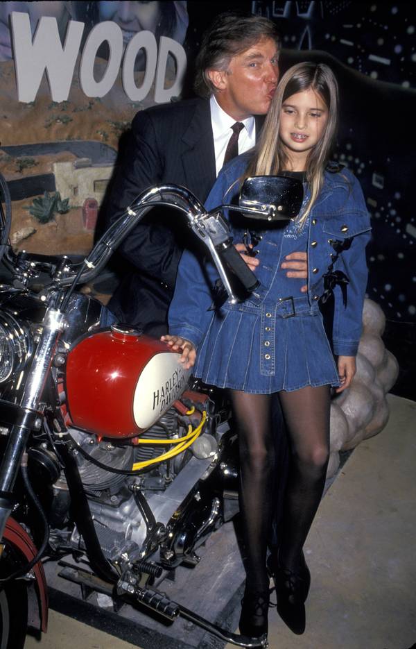 Donald Trump met zijn oudste dochter Ivanka Trump