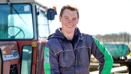 Stijn Velghe (29) uit Houthulst - lieve koeienboer