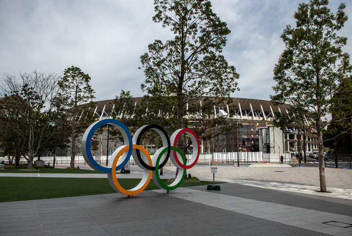 Het Olympisch stadion in Tokio.