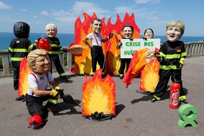 Les protestations battent leur plein en France à l’approche du G7