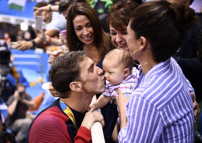 Michael Phelps en famille.