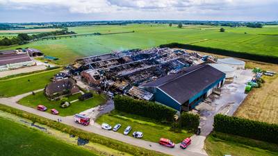 Politie: brand megastal Erichem niet aangestoken