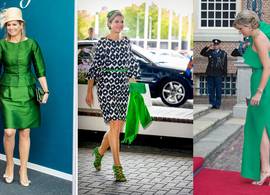 Dé trendkleur van nu is Kermit-groen en koningin Máxima is al jaren fan