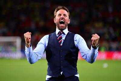 Heel Engeland loopt weg met sympathieke Southgate