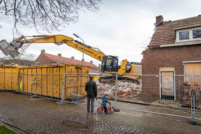 Dichtgetimmerde Huisjes In Goes West Tegen De Vlakte Nieuwbouw