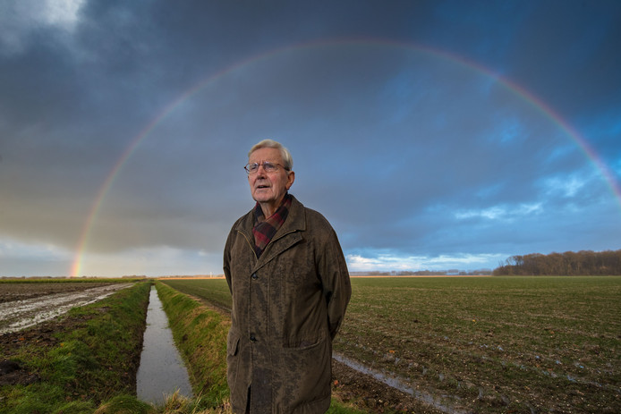 Theo Steverink in de Noordoostpolder.