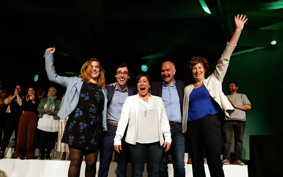 Waar breekt de blauw-groene as?