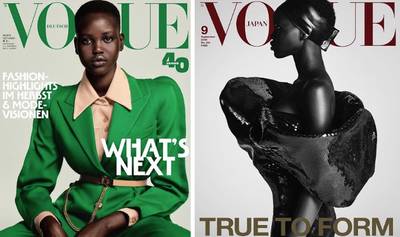 Van gruwel naar glamour: topmodel Adut Akech (19) bestiert driemaal Vogue-cover