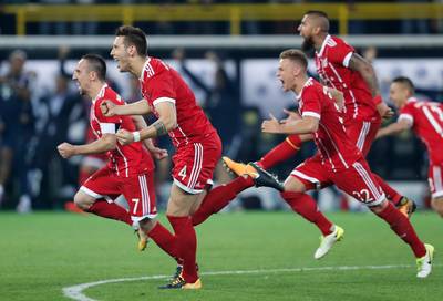 Bayern verslaat Dortmund van Bosz in strijd om Super Cup