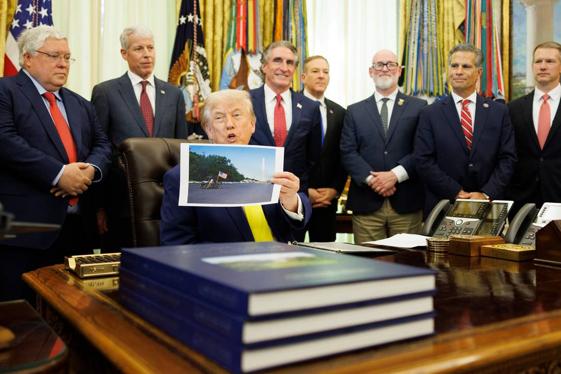 ‘Dat krijg je heel moeilijk uitgelegd aan je kiezers’: Amerika-kenner Bart Kerremans over Trumps omstreden plannen