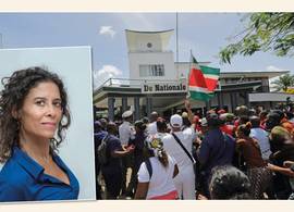 Tessa (55) over de rellen in Paramaribo