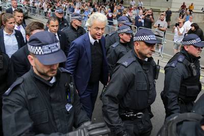 Wilders in Londen: Willen jullie veranderen in Saoedi-Arabië?