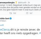 Gentse politie en burgemeester reageren kordaat op ‘fake news’ op Twitter: ‘Dit is je reinste zever’