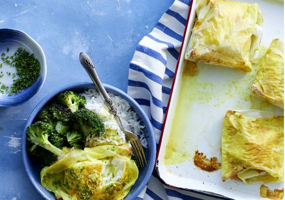 Zalig simpel: vispakketjes uit de oven