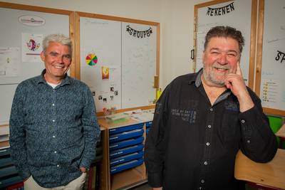 Willy en Jos, ‘de vaders van groep 8’, namen stilletjes afscheid in Dreumel