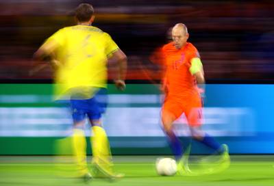 Robben bij Oranje in cijfers