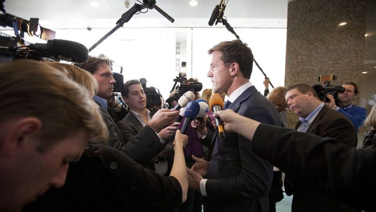 Premier Mark Rutte. Beeld anp