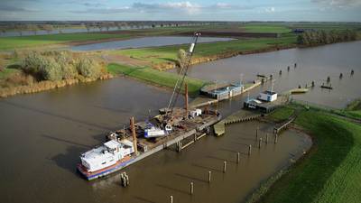 Renovatie keersluis Scheepsdiep in Oude Maasje