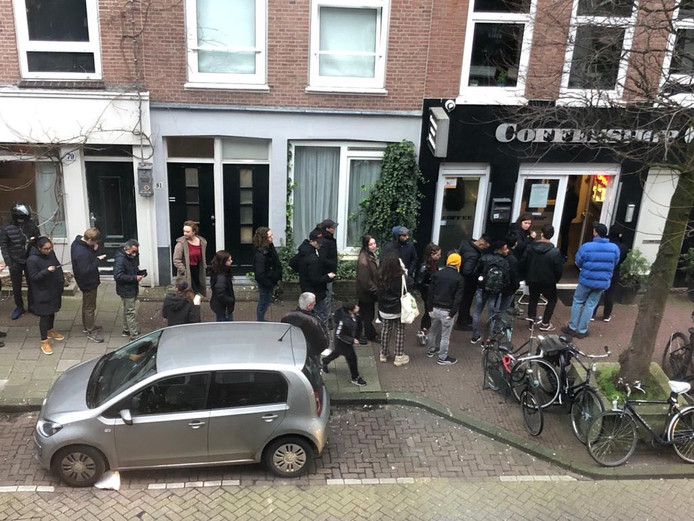 Coffeeshop Club Media in de Oude Pijp.