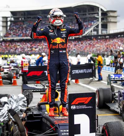 De mooiste foto's van magistrale Max Verstappen op Hockenheimring