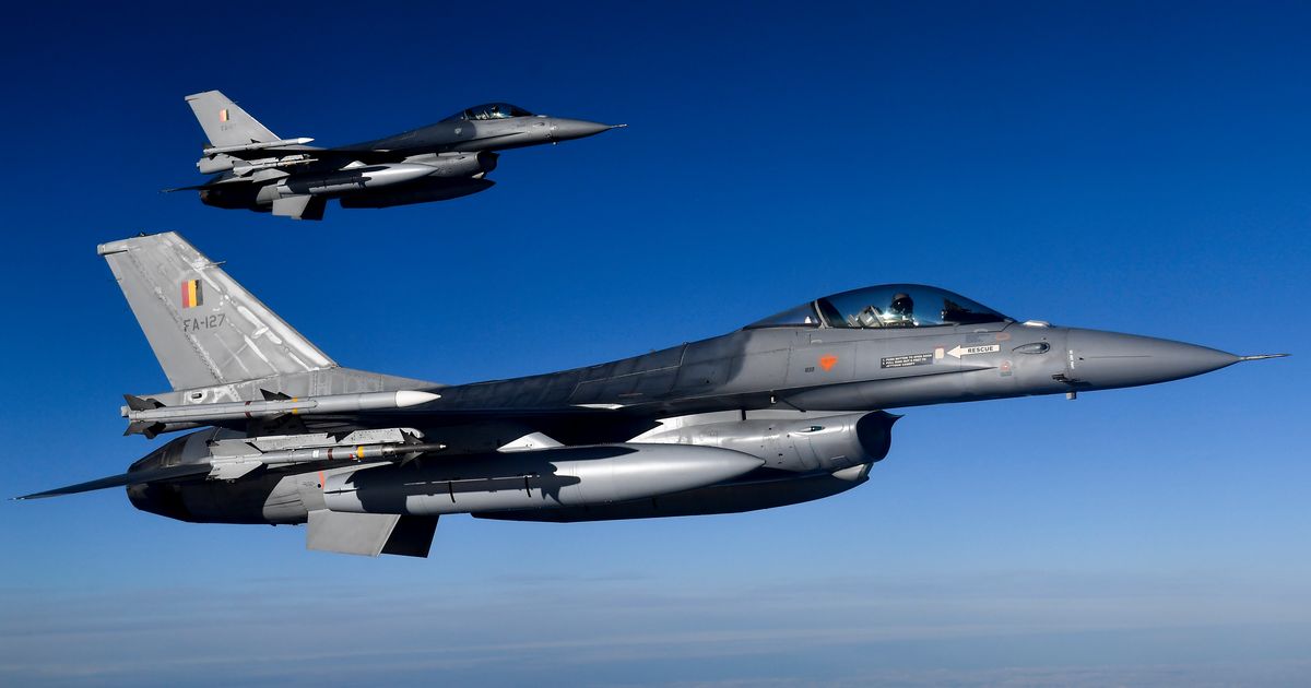 Belgische F-16's onderscheppen Russische straaljagers in Baltische regio