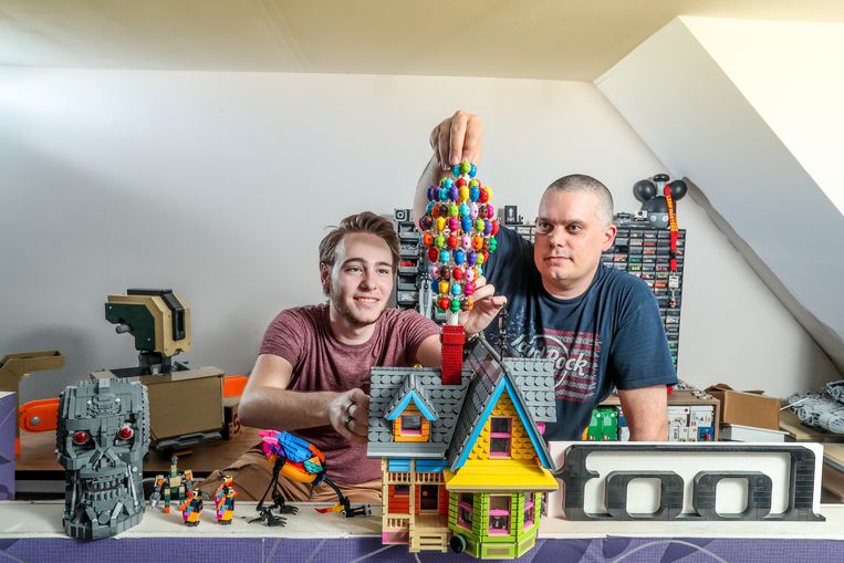 Student Corneel (22) en ICT'er Björn (40) wonen op 230 kilometer van elkaar en vormen één van de twee resterende Vlaamse duo's in 'LEGO Masters'. Bijna alles is na te bouwen met de bekende blokjes, zeggen ze, en Björns huisje uit de Pixar-film 'Up!' belandt misschien wel in de rekken.