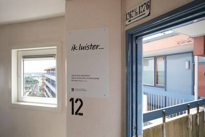 Bord moet springer in Edese flat tegenhouden