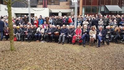 Nijmegen herdenkt het bombardement,
speeches van Aboutaleb, Blokhuis en Verbeet
