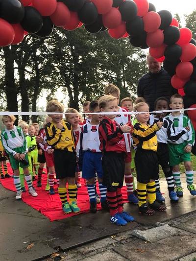 Nieuw kunstgras én zonnepanelen voor Rood Zwart in Delden