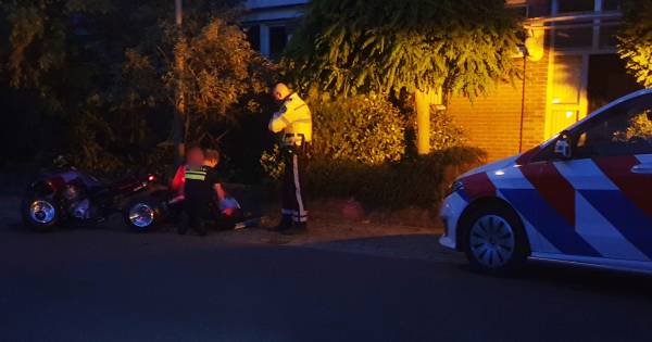 Quadrijder loopt hoofdletsel op bij ongeval in Groesbeek.