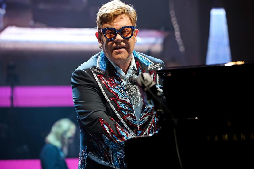Elton John bij een optreden in 2019