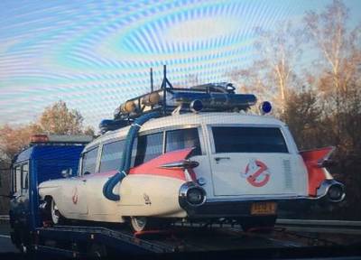 Weggebruikers spotten Ghostbusters-auto op A12: ‘Wie o wie ziet spoken?’