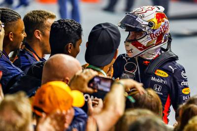 Verstappen tevreden met derde plek: ‘Maar nog veel om aan te werken’
