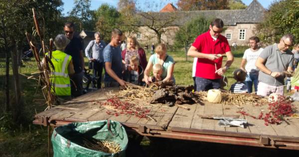 De herfst proeven op zomers oogstfeest